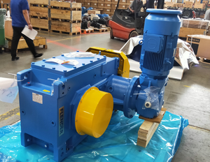 Редуктор конический FLEN DER H2SH08B16 с червячной передачей, фланцевое крепление, нержавеющая сталь, I=250:1 - Product Image 4