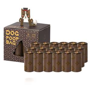 Bolsas de arena para gatos con aroma a café, bolsas de basura desechables para perros, pegatinas de recordatorio para recoger caca, bolsas de basura para mascotas - Product Image 1