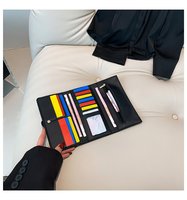 Portefeuille court pour femme 2026 tendance, petit format, étanche, porte-monnaie et porte-cartes, fermeture éclair, style mode