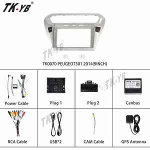 Usine en gros de haute qualité <span class=keywords><strong>prix</strong></span> autoradio cadre lecteur DVD de voiture Android cadre de voiture pour <span class=keywords><strong>PEUGEOT</strong></span> <span class=keywords><strong>301</strong></span> 9" - Product Image 3