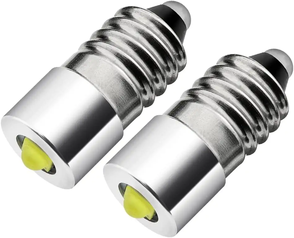 Mini lámpara Led E10 con emisor lateral, lámpara de tornillo Edison en miniatura de 1,5 V, luces de navegación de 45 LM