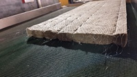 Rouleau d'isolation en laine de roche industrielle 50/00 mm, écologique, résistant au feu, imperméable, insonorisant, résistance aux hautes températures 700°C