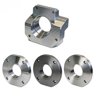 ฐานยึดอะลูมิเนียมที่ผลิตด้วยเครื่อง CNC ความแม่นยำสูง |   ชิ้นส่วนโลหะพื้นผิวมีลวดลายสำหรับอุปกรณ์อุตสาหกรรม - Product Image 3