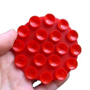 Support de téléphone rond en silicone à ventouse, léger, flexible, antidérapant, réutilisable, 19 points d'adhérence, fourni directement par l'usine - Product Image 1