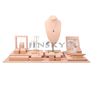 Jinsky Custom Jewelry Display Stand Set Showcase Jewellery Display Stands