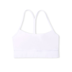 Soutien-gorge de sport pour femme en polyester et élasthanne sans couture, de qualité supérieure, écologique, respirant, pour le yoga et la gym, avec logo frontal, grandes tailles - Product Image 2