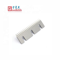 Machine d'emballage en acier inoxydable avec couteau dentelé en zigzag pour une coupe haute efficacité des emballages alimentaires, du pain, de la viande, du sucre, des sacs, etc.
