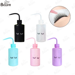Bouteille de lavage pour le nettoyage des cils bouteilles rechargeables avec une bouteille de rinçage à l'eau de goutte oculaire personnalisée et souriante - Product Image 1