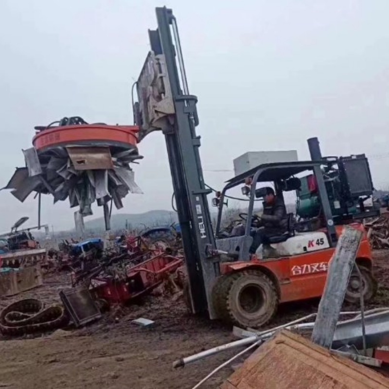 Magnet Excavator Scraps Electromagnet Crane Lift