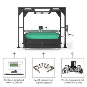 Cortadora de Cuero CNC Industrial, Máquina de Corte con Cuchilla Oscilante, Máquina de Corte de Película <span class=keywords><strong>para</strong></span> Automóviles <span class=keywords><strong>para</strong></span> Interiores de Automóviles con Cámara CCD - Product Image 3