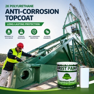 Pintura de Poliuretano 2k <span class=keywords><strong>para</strong></span> Exteriores, Resistente <span class=keywords><strong>al</strong></span> Aceite, Agua y Químicos, Revestimiento Anticorrosión <span class=keywords><strong>para</strong></span> Metal, Protección Contra la Oxidación de Láminas de Acero - Product Image 1