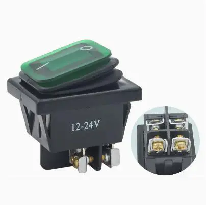 12v 24v 220v 30A 16ALEDライト防水IP66制御配線小型スイッチスイッチボタンロッカースイッチ