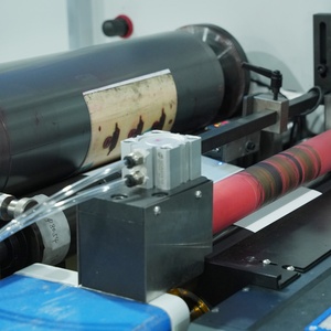 Papel de Transferencia Térmica para Etiquetas de Códigos de Barras, Máquina de Impresión Flexográfica Intermitente de 1 Color, Máquina de Troquelado Rotatorio Intermitente - Product Image 2