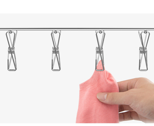 Stock En Acier Inoxydable pince <span class=keywords><strong>à</strong></span> <span class=keywords><strong>Linge</strong></span> <span class=keywords><strong>Linge</strong></span> Coupe-Vent Pince Suspendue Clips Broches - Product Image 4