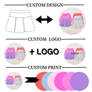 KERUI Nuovi Arrivi Abbigliamento Sportivo per Adulti, Gonne-Pantaloncino da Tennis per Bambine, Minigonne Sportive da Donna in Nylon Tinta Unita per Golf - Product Image 2