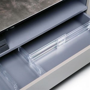 Drawer Organizers Transparent Gray Adjustable Rectangular Hook Type For Clothing <b>Makeup</b> Desktop Bedroom Storage - Product Image 4