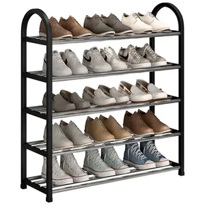 SER Factory Price Manufacturer Supplier New Fashion Durable Galvanized Pipe Shoe Rack