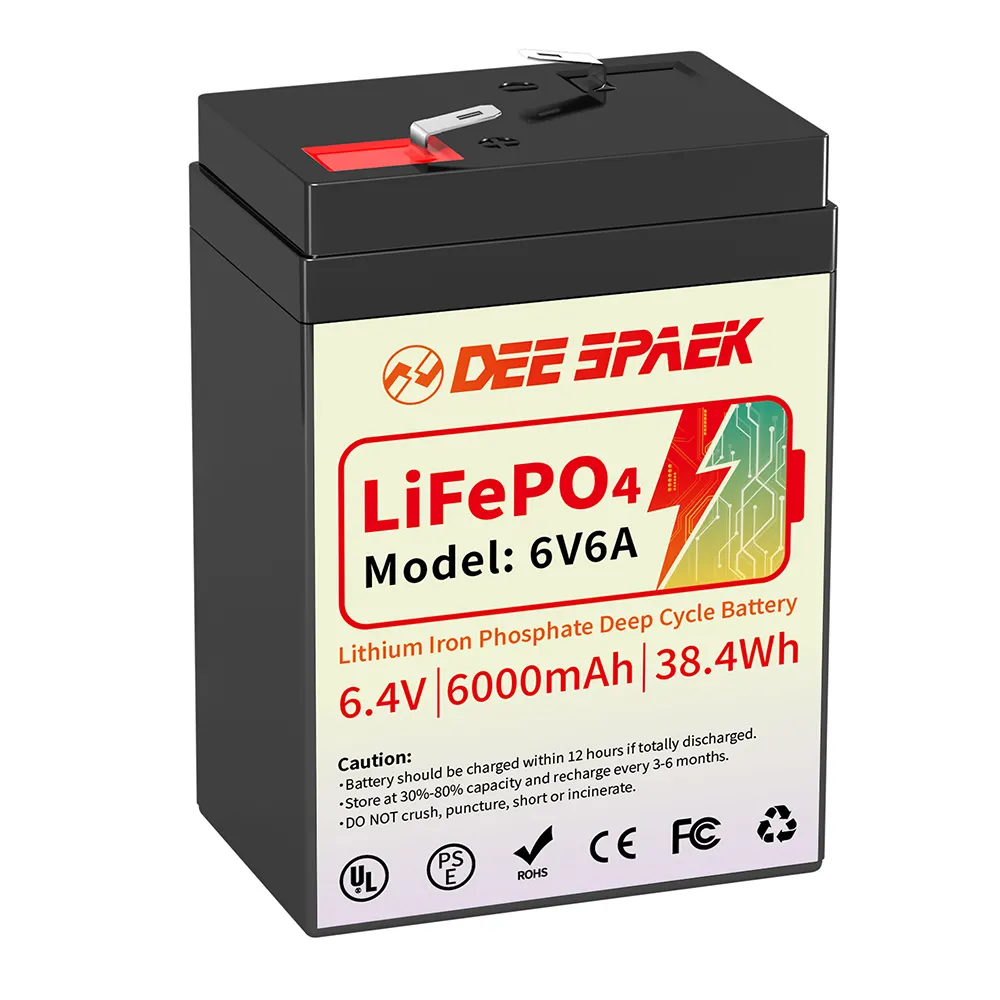 2023 new coming Kepworth 6V 6Ah Lithium ion Deep cycle Rechargeable lifepo4 Battery For Electronic Scale Kids Toy Vehicles
