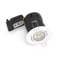 Projecteurs inclinables de Downlight de plafond de LED GU10 enfoncé évalué par feu matériel de fer