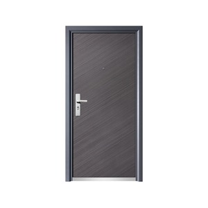 Porte en acier antivol Sofia, gris foncé, ouverture à battant, moulures durables, porte complète - Product Image 3
