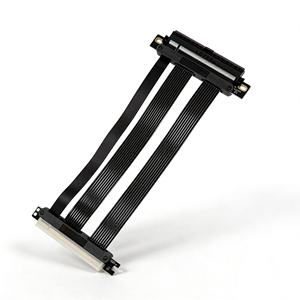Câble Riser PCIe 5.0 pour GPU RX9070 <span class=keywords><strong>RX7900</strong></span>, Prêt pour Montage Vertical, Angle Droit 180 Degrés, Câble Riser GPU Flexible en PVC 10-60cm - Product Image 6