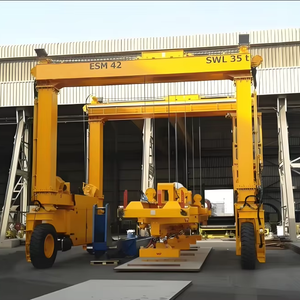 Industri 30-45 Ton beban kecil ban <span class=keywords><strong>Gantry</strong></span> <span class=keywords><strong>Crane</strong></span> fitur keselamatan canggih CE bersertifikat menampilkan Motor mesin gigi - Product Image 1