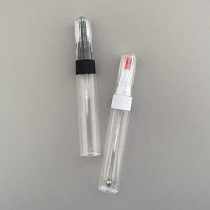 Индивидуальная пластиковая мягкая бутылочка-тюбик 10 мл с кисточкой для нейл-арта, тонкая кисть, простая в использовании - Product Image 2