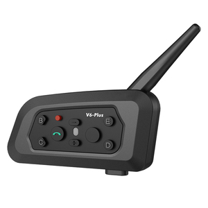 Système d'intercom V6 Plus pour casque de moto, communication <span class=keywords><strong>audio</strong></span> mesh pour <span class=keywords><strong>6</strong></span> motards, intercomunicador para cascos de moto - Product Image 1