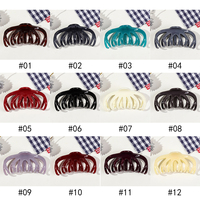 Vente en gros de grandes pinces à cheveux en forme de citrouille 10,5 cm, pince à cheveux en gelée de couleur pour femmes, pince à cheveux creuse brillante, accessoires pour cheveux