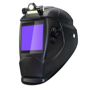 Casco/Lente de Soldadura con Oscurecimiento Automático Solar DIN5-DIN13, Gran Visión, 4 Sensores de Arco, True Color, para Soldadura TIG/MIG/MMA - Product Image 1