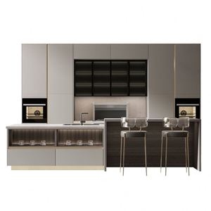 Sistema de Gabinetes de Cocina con Estructura Metálica de Estilo Industrial con Almacenamiento de Estantes Abiertos, Gabinete de Despensa Vintage Personalizado para Lofts - Product Image 4