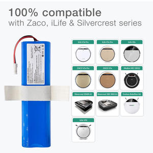 Batería de aspiradora para Zaco V3, V40, V5s Pro, V5x , ILIFE 18650B4-4S1P-AGX-<span class=keywords><strong>2</strong></span> Li-Ion 14,4 V 2600mAh SWLPB - Product Image 4