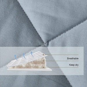 Suministro directo de fábrica Procesamiento personalizado Núcleos de edredón de algodón puro Acolchado de diamantes Color sólido para hotel para <span class=keywords><strong>Amazon</strong></span> Cross-Border - Product Image 4