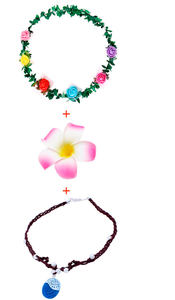 Ocean Romance Princesse Costumes Enfants Anime Fête D'anniversaire Cosplay Robe Fleur Filles D'été Aventure <span class=keywords><strong>Vaiana</strong></span> Outfit - Product Image 6