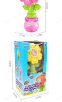 Machine à bulles électrique d'extérieur en forme de tournesol WANNA BUBBLES, vente en gros, commande à une touche, jouet pour fêtes en plein air, mariages, enfants