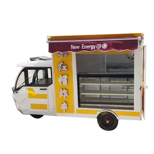 Food Truck Mobile Trailer Hotdog Cart Mobile Roasted Chicken Snack Machines Vending Carts Food Trailer