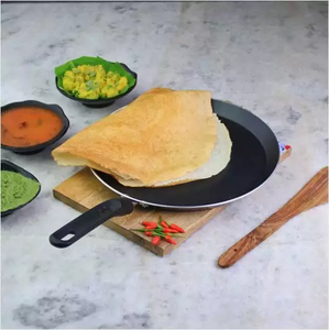 Poêle à crêpes antiadhésive Huo Chu, épaisse, meilleure machine à crêpes avec fond à induction, poignée douce au toucher - Product Image 2