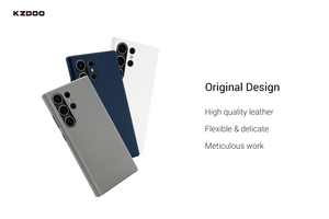Nouvelle collection KZDOO Noble pour <span class=keywords><strong>Samsung</strong></span> S24 <span class=keywords><strong>Ultra</strong></span>, étui en cuir PU léger, <span class=keywords><strong>Galaxy</strong></span> <span class=keywords><strong>S</strong></span> <span class=keywords><strong>24</strong></span> Plus, gris titane, étui antichoc - Product Image 4