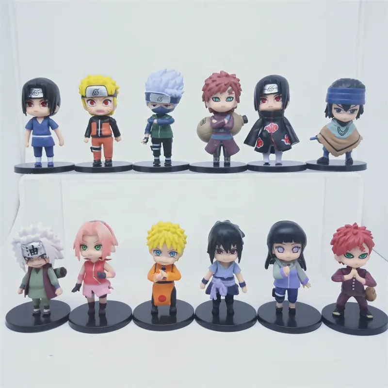 Dihao 12 Stks/set Narutos H 7Cm 6 Stks/set Japanse Cartoon Anime Narutos Actie Figuur Speelgoed