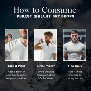 Shilajit en gouttes sèches de l'Himalaya, testé en laboratoire aux États-Unis, 85 oligo-éléments, acide fulvique, supplément énergétique et vitalité, marque privée, OEM - Product Image 2