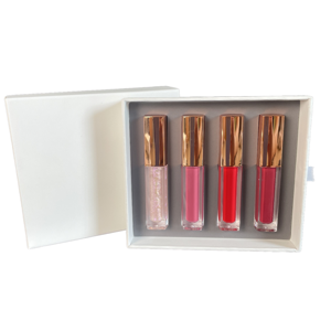 Vente en gros de rouge à lèvres liquide mat hydratant de mode coréenne personnalisé, tube <span class=keywords><strong>rose</strong></span> doré argenté, marque privée, <span class=keywords><strong>gloss</strong></span> à lèvres minéral - Product Image 1