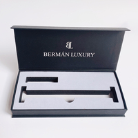 Boîtes à fermeture magnétique mates de luxe, impression UV avec feuille d'argent, emballage de boîte cadeau magnétique pour cadeau, boîte magnétique personnalisée
