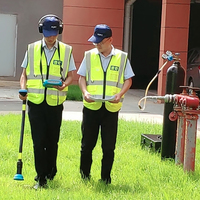 Détecteur de fuites de gaz souterrain, de fuites d'eau et de localisateur de tuyaux PQWT-BT30 3-en-1 pour intérieur et extérieur