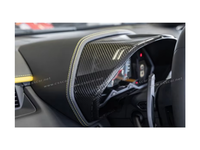 Accessoires faciles à installer et à coller pour Lamborghini Aventador LP700, kit de décoration intérieure de voiture en fibre de carbone sèche améliorée