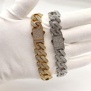 2 Years <strong>Guarantee</strong> Real Solid Unisex Cuban <strong>Chain</strong> 3/4/5mm Gold Smooth 5A Zircon 18k Gold Filled Cuban <strong>Chains</strong> - Product Image 2