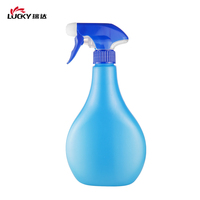 Bouteille pulvérisateur en plastique blanc personnalisée de 500 ml, multifonctionnelle, pour détergent, nettoyage ménager, bouteille pulvérisateur à gâchette en HDPE