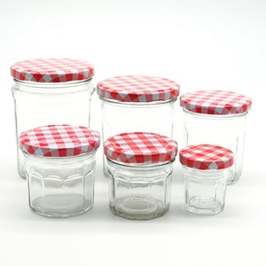Vente flash : pot de conservation en verre Bonne <span class=keywords><strong>Mama</strong></span> de 200 ml et 380 ml, pot en verre transparent vide avec couvercle à visser, faible MOQ - Product Image 1