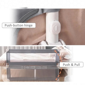 Barrière <span class=keywords><strong>de</strong></span> lit pour bébé, produit <span class=keywords><strong>de</strong></span> sécurité pour enfants, usine OEM, meilleure vente en Europe, garde-corps <span class=keywords><strong>de</strong></span> lit pliable - Product Image 3