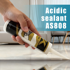 Contoh gratis Sealant silikon asetat GP lem perekat asam cepat menyembuhkan jelas tahan cuaca kaca penyegel silikon - Product Image 1