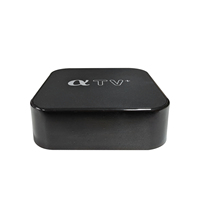 Boîtier TV Intelligent Alphatv OTT OEM Plus Linux, Boîtier Décodeur de Streaming 4.9 Quad Core 5G Wi-Fi LAN 100M 4K HD Linux, 2 Ports USB 2.0 GRATUITS